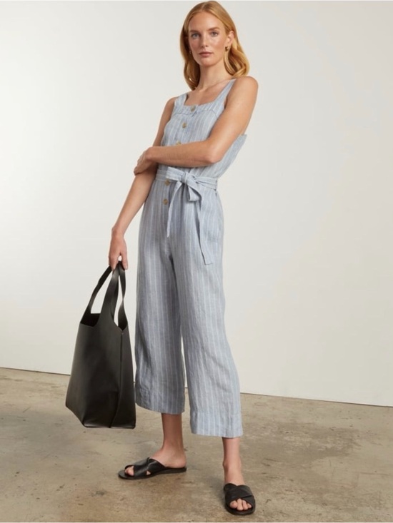 Everlane Pants - Everlane Linen Tie-Waist Jumpsuit